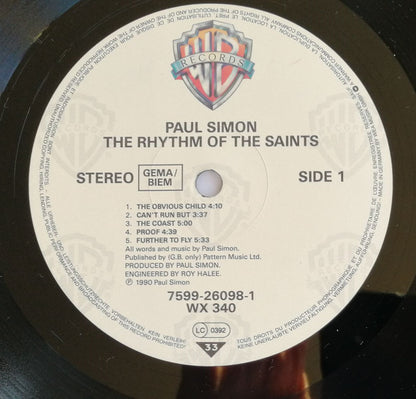 Paul Simon : The Rhythm Of The Saints (LP, Album, Als)