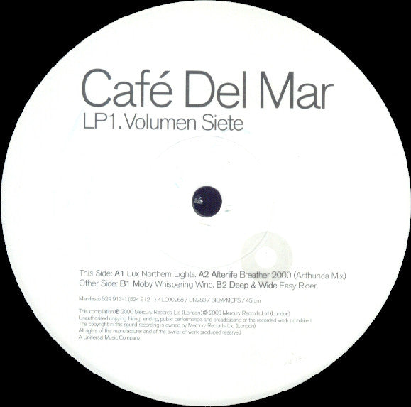 Various : Café Del Mar - Volumen Siete (3xLP, Comp)