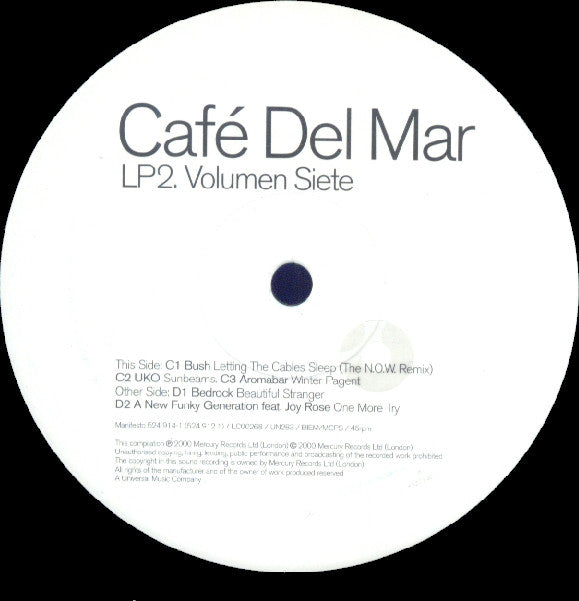 Various : Café Del Mar - Volumen Siete (3xLP, Comp)