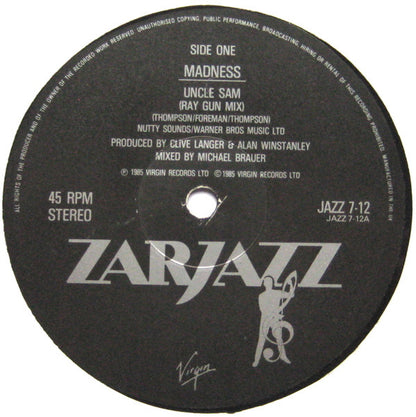Madness : Uncle Sam (Ray Gun Mix) (12", Single)