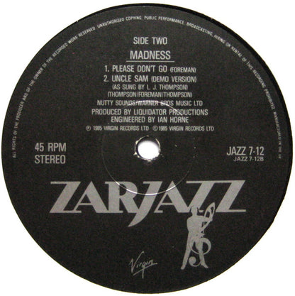 Madness : Uncle Sam (Ray Gun Mix) (12", Single)