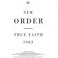 New Order : True Faith / 1963 (7", Single)
