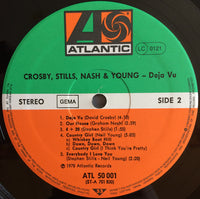 Crosby, Stills, Nash & Young : Déjà Vu (LP, Album, RE)