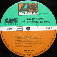 Donna Summer : Four Seasons Of Love (LP, Album, Pos)