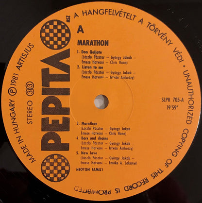 Neoton Família : Marathon (LP, Album, Exp)