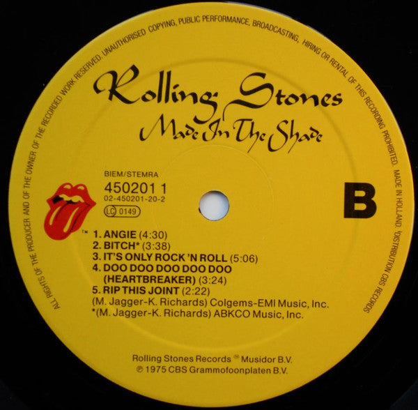 Rolling Stones* : Made In The Shade (LP, Comp, RE)