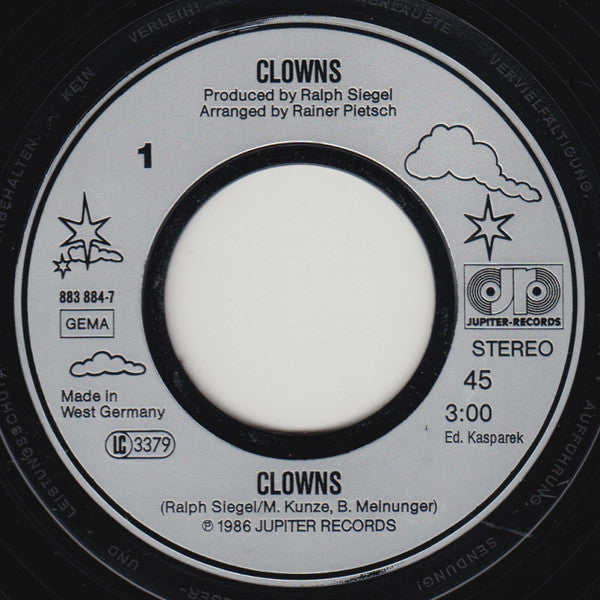 Clowns : Clowns (7", Single)