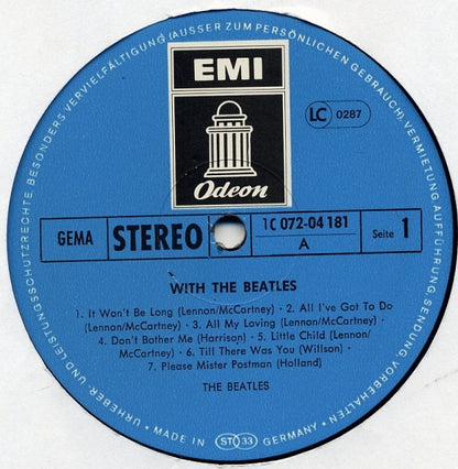 The Beatles : With The Beatles (LP, Album, RE)