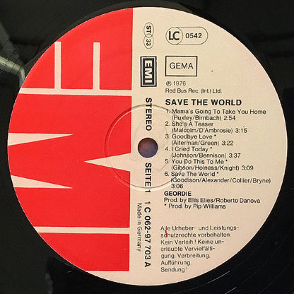 Geordie : Save The World (LP, Album)