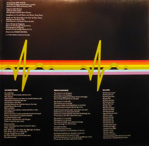 Pink Floyd : The Dark Side Of The Moon (LP, Album, RE, Gat)