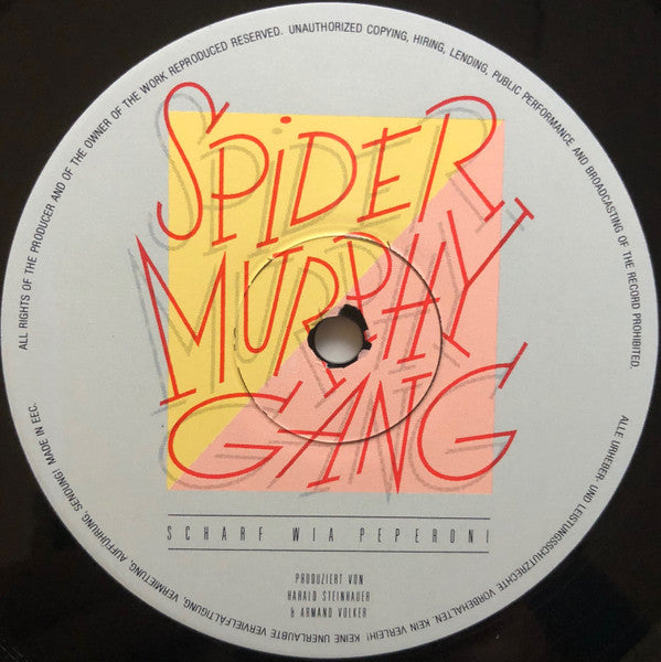 Spider Murphy Gang : Scharf Wia Peperoni (LP, Album, Club, Gat)