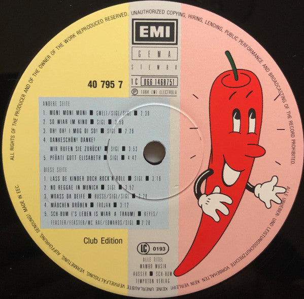 Spider Murphy Gang : Scharf Wia Peperoni (LP, Album, Club, Gat)