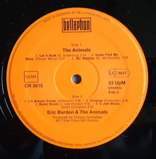 The Animals : Eric Burdon & The Animals / The Animals & Sonny Boy Williamson (2xLP, Comp)