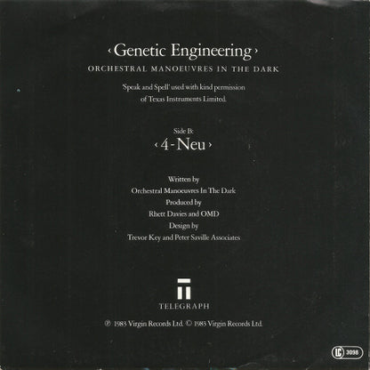 OMD* : Genetic Engineering (7", Single)