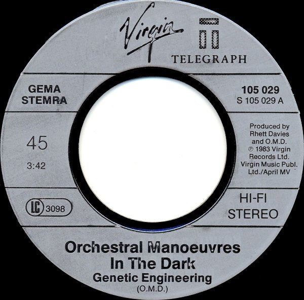 OMD* : Genetic Engineering (7", Single)