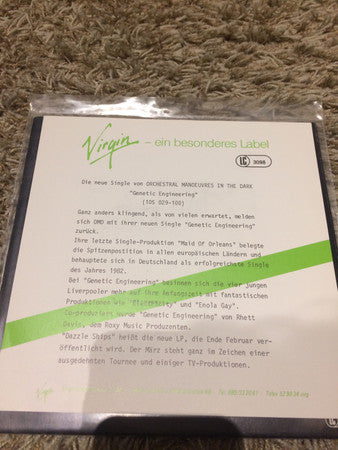 OMD* : Genetic Engineering (7", Single)