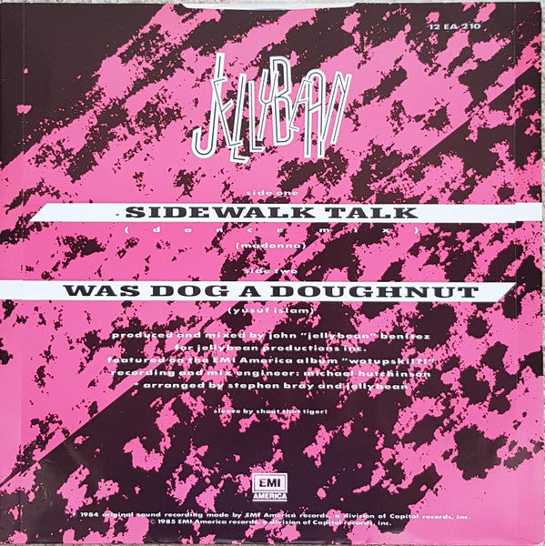 Jellybean* : Sidewalk Talk (12", Single)