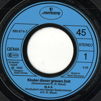 M.A.X. (4) : Kinder Dieser Grauen Zeit (7", Single)