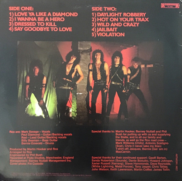 Rox (11) : Violent Breed (LP, Album)