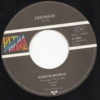 Marilyn Monroe : When I Fall In Love (7", Single)