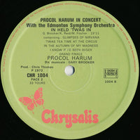 Procol Harum In Concert With The Edmonton Symphony Orchestra : Live (LP, Album)