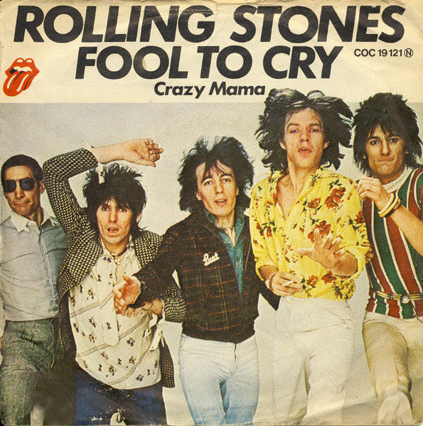 The Rolling Stones : Fool To Cry (7", Single, M/Print)