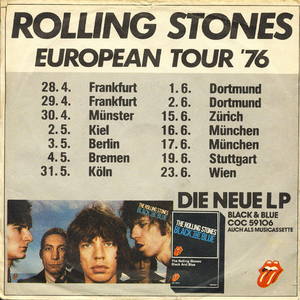 The Rolling Stones : Fool To Cry (7", Single, M/Print)