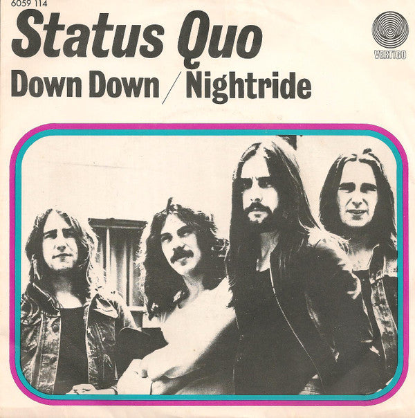 Status Quo : Down Down (7", Single)
