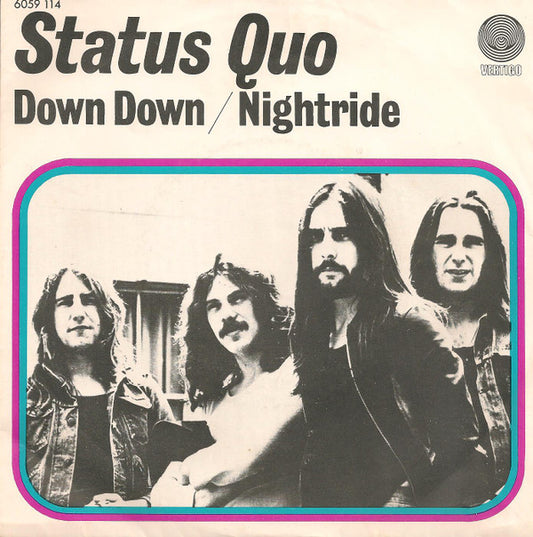 Status Quo : Down Down (7", Single)