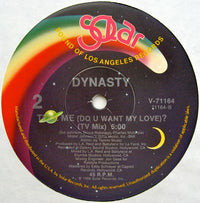 Dynasty : Tell Me (Do You Want My Love)? (12")