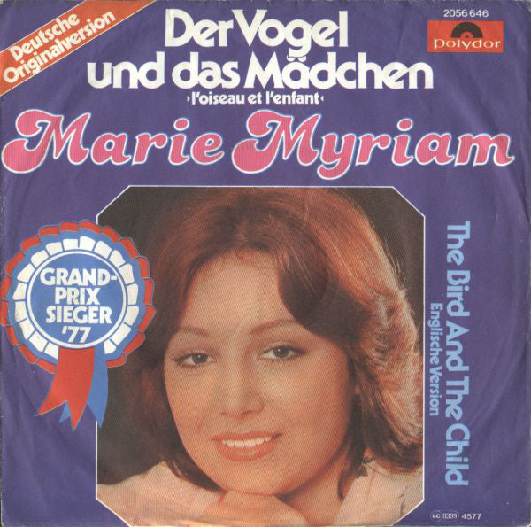 Marie Myriam : Der Vogel Und Das Mädchen (7", Single)
