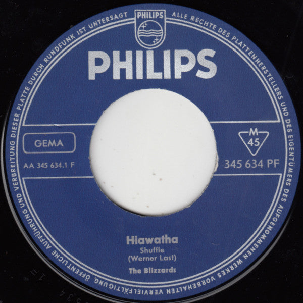The Blizzards (6) : Hiawatha / Pony-Express (7", Single)