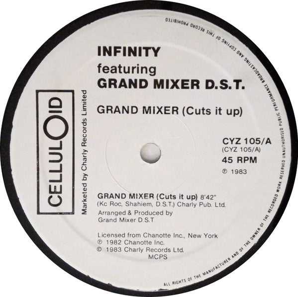 Grandmixer D. ST.* & The Infinity Rappers : Grand Mixer (Cuts It Up) (12", Maxi)