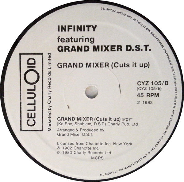 Grandmixer D. ST.* & The Infinity Rappers : Grand Mixer (Cuts It Up) (12", Maxi)