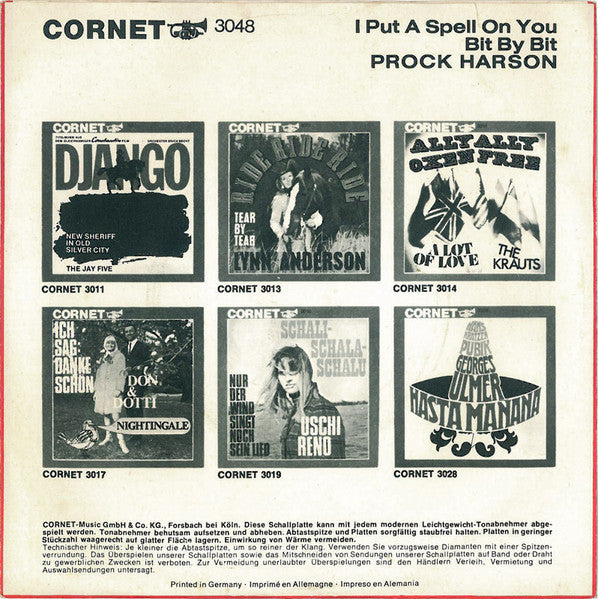 Prock Harson : I Put A Spell On You (7", Single)