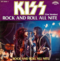 Kiss : Rock And Roll All Nite (7", Single)