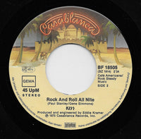 Kiss : Rock And Roll All Nite (7", Single)