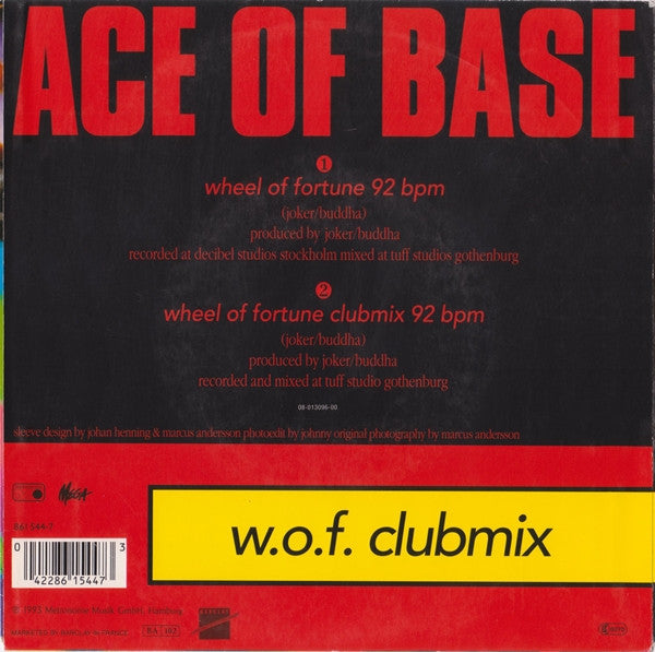 Ace Of Base : Wheel Of Fortune  (7", Single, Whi)