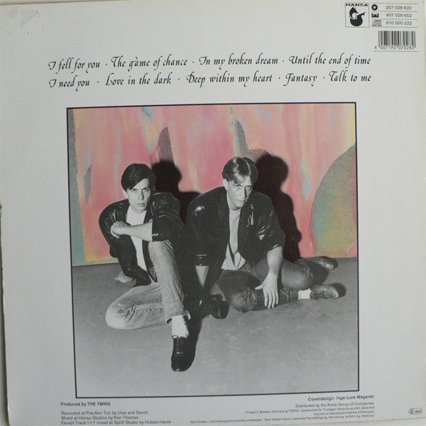 The Twins : Until The End Of Time (LP, Album)