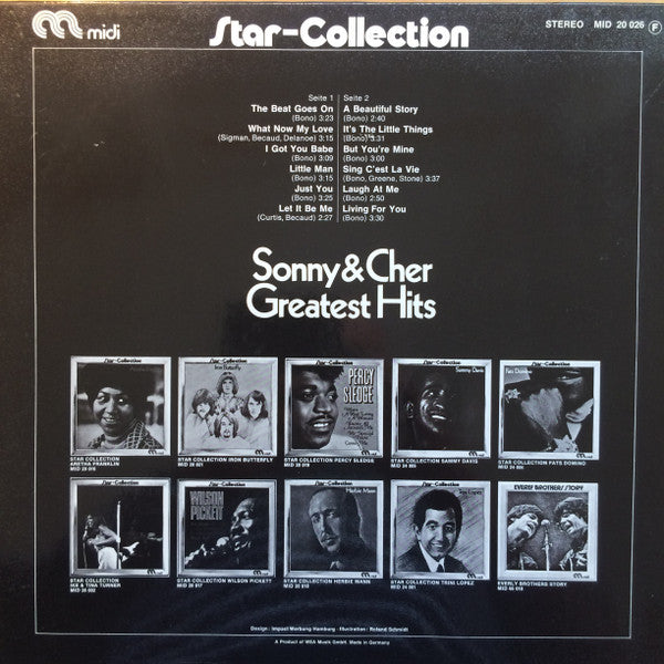 Sonny & Cher : Greatest Hits (LP, Comp, RE)