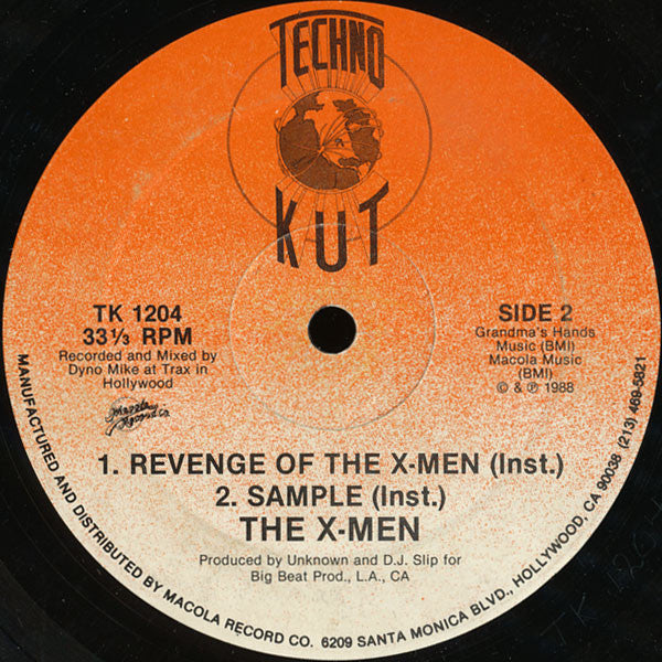 Unknown D.J.* And D.J. Slip* / The X-Men* : Revenge Of The X-Men (12")
