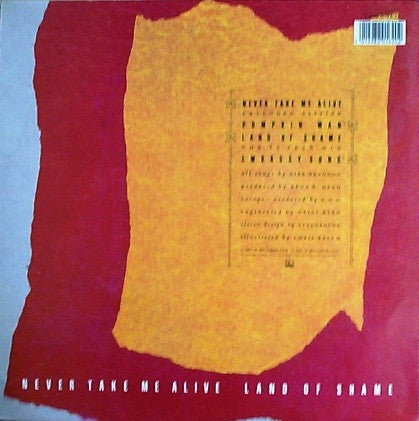 Spear Of Destiny : Never Take Me Alive / Land Of Shame (2x12", Single, Ltd)