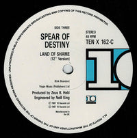 Spear Of Destiny : Never Take Me Alive / Land Of Shame (2x12", Single, Ltd)