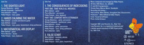 Mike Oldfield : The Consequences Of Indecisions  (LP, Album, RE, Red)