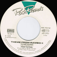 First Patrol : Theme From Rambo II (7", Single)