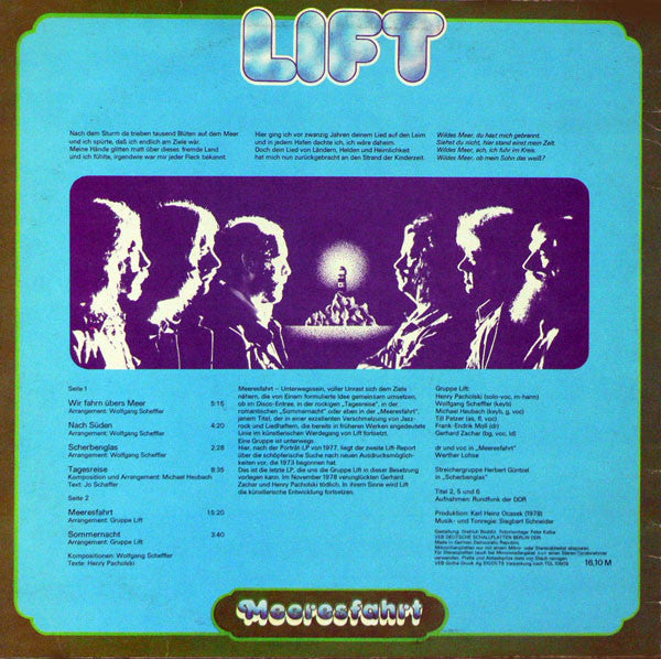 Lift (2) : Meeresfahrt (LP, Album, Red)