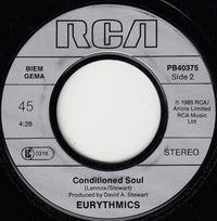 Eurythmics : It's Alright (Baby's Coming Back) (7", Single, RP, Alt)