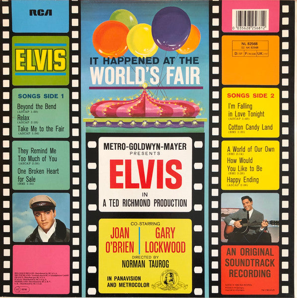 Elvis* : It Happened At The World's Fair  (LP, Album, RE)
