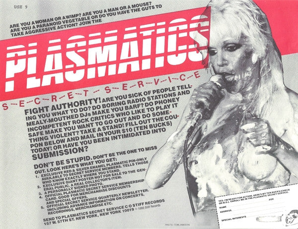 Plasmatics (2) : New Hope For The Wretched (LP, Album)