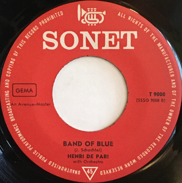 Henri De Pari : Rio (7")